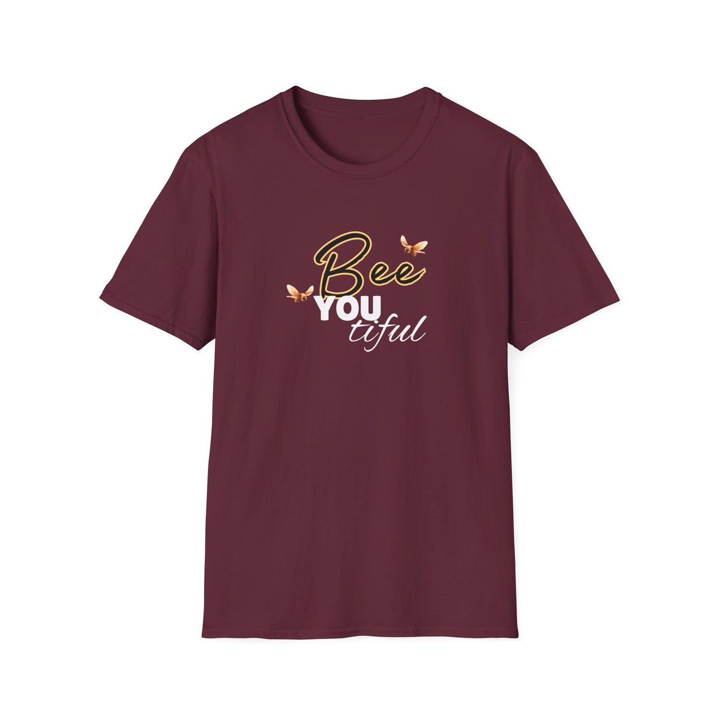 BeeYOUtiful Unisex Softstyle T-Shirt - Nature Inspired Graphic Tee - w