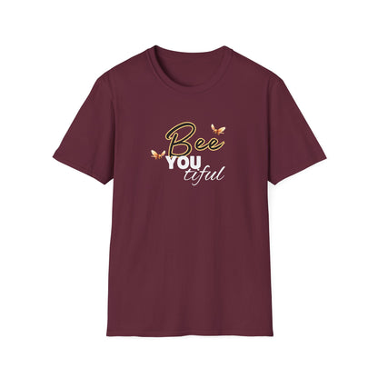 BeeYOUtiful Unisex Softstyle T-Shirt - Nature Inspired Graphic Tee - w