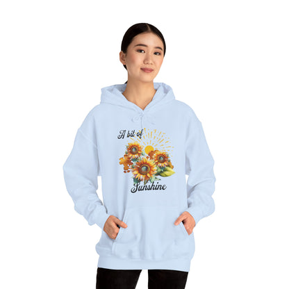 A Bit Of Sunshine hoodie with sunflowers, gift for her
