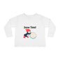 Snow Time Toddler Long Sleeve Tee, penguin, Christmas, birthday