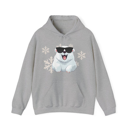 Polar Bear Unisex Heavy Blend™ Hooded Sweatshirt, fun, cool, Christmas