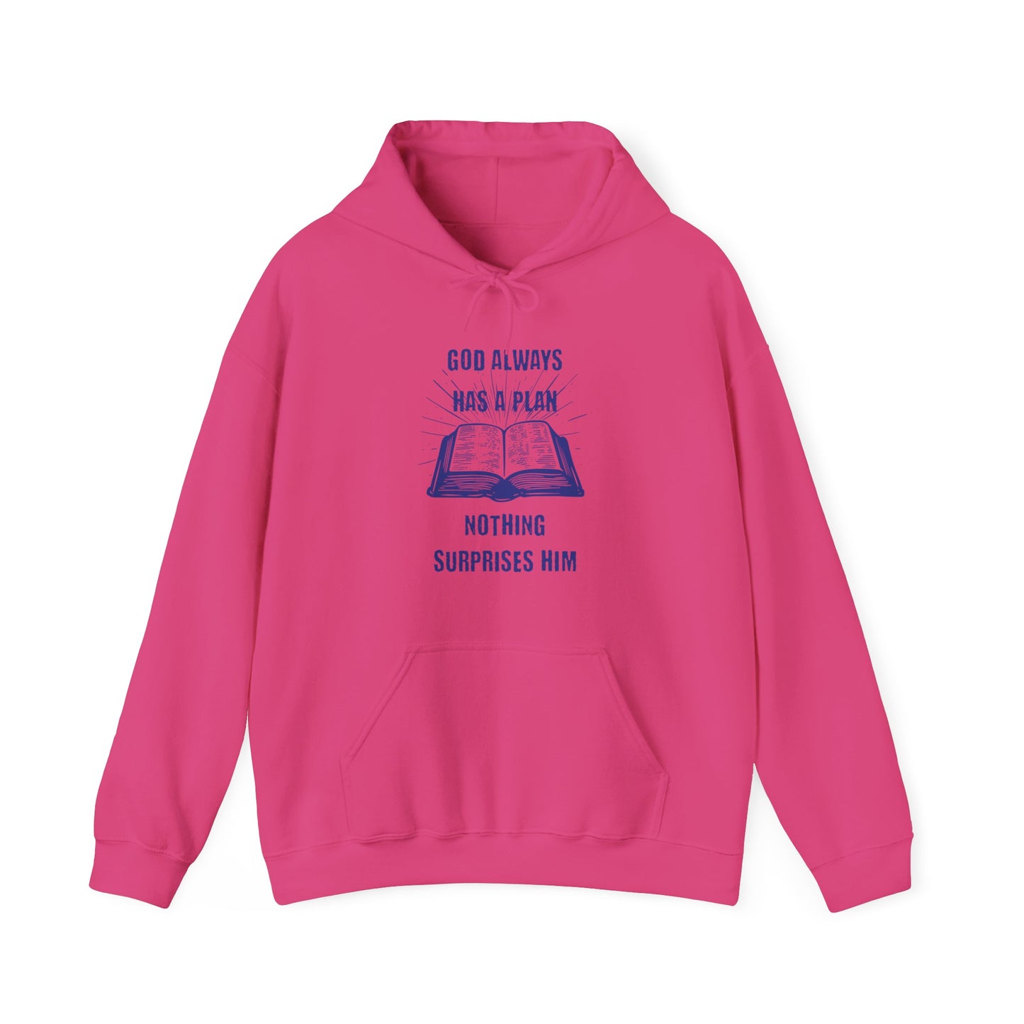 God Always Has a Plan (Bible) - Unisex Hoodie, faith gift, encouragement