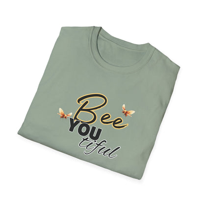 BeeYOUtiful Unisex Softstyle T-Shirt - Nature Inspired Graphic Tee