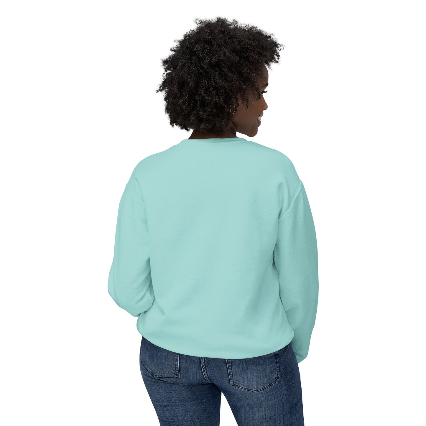 'Tis the Season for Hot Cocoa Unisex Lightweight Crewneck Sweatshirt, Christmas