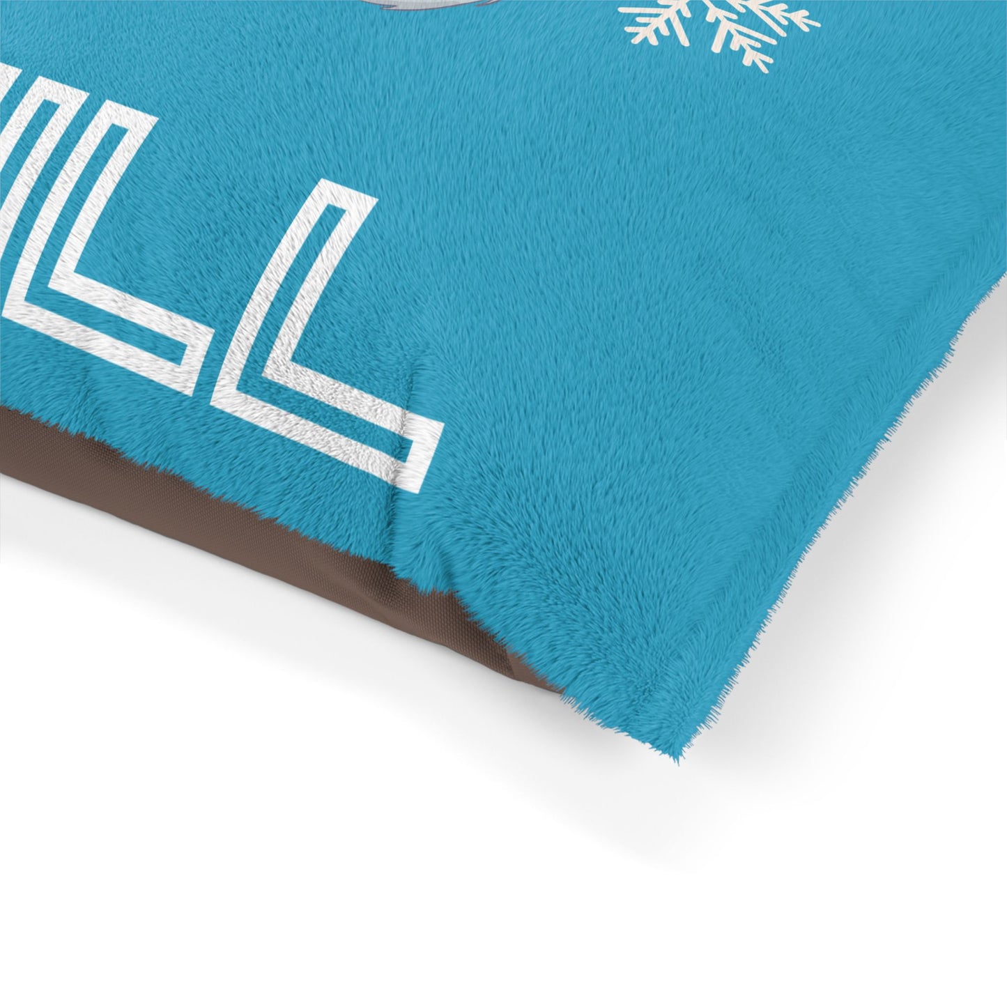 Chill with Polar Bear Pet Bed, Turquoise