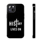 HIStory Lives On, Phone Cases - black & white