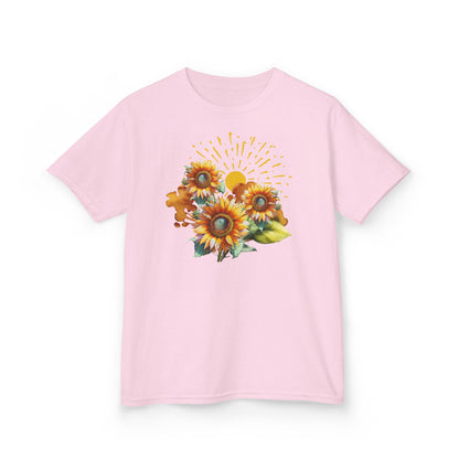 Sunflowers Kids Heavy Cotton™ Tee, spring, summer