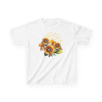Sunflowers Kids Heavy Cotton™ Tee, spring, summer