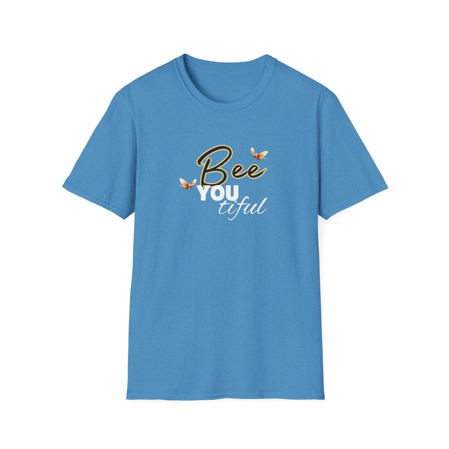BeeYOUtiful Unisex Softstyle T-Shirt - Nature Inspired Graphic Tee - w