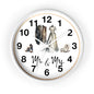 Mr & Mrs Wall Clock, vintage design, new couple, anniversary, housewarming gift