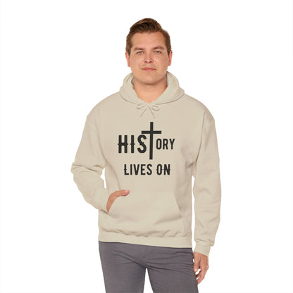 HIStory Lives On, Unisex Heavy Blend™ Hooded Sweatshirt