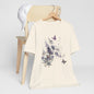 Flowers and Butterflies, Bella + Canvas T-shirt, spring, summer