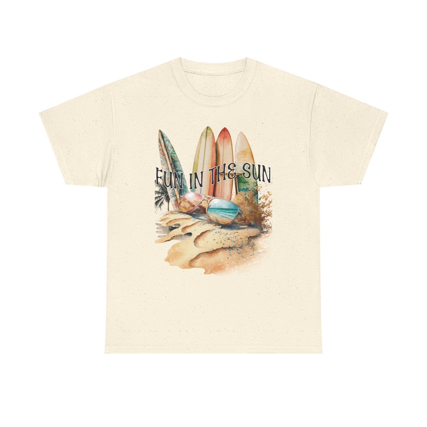 Fun in the Sun Unisex Heavy Cotton Tee, vacation, beach day, weekend getaway