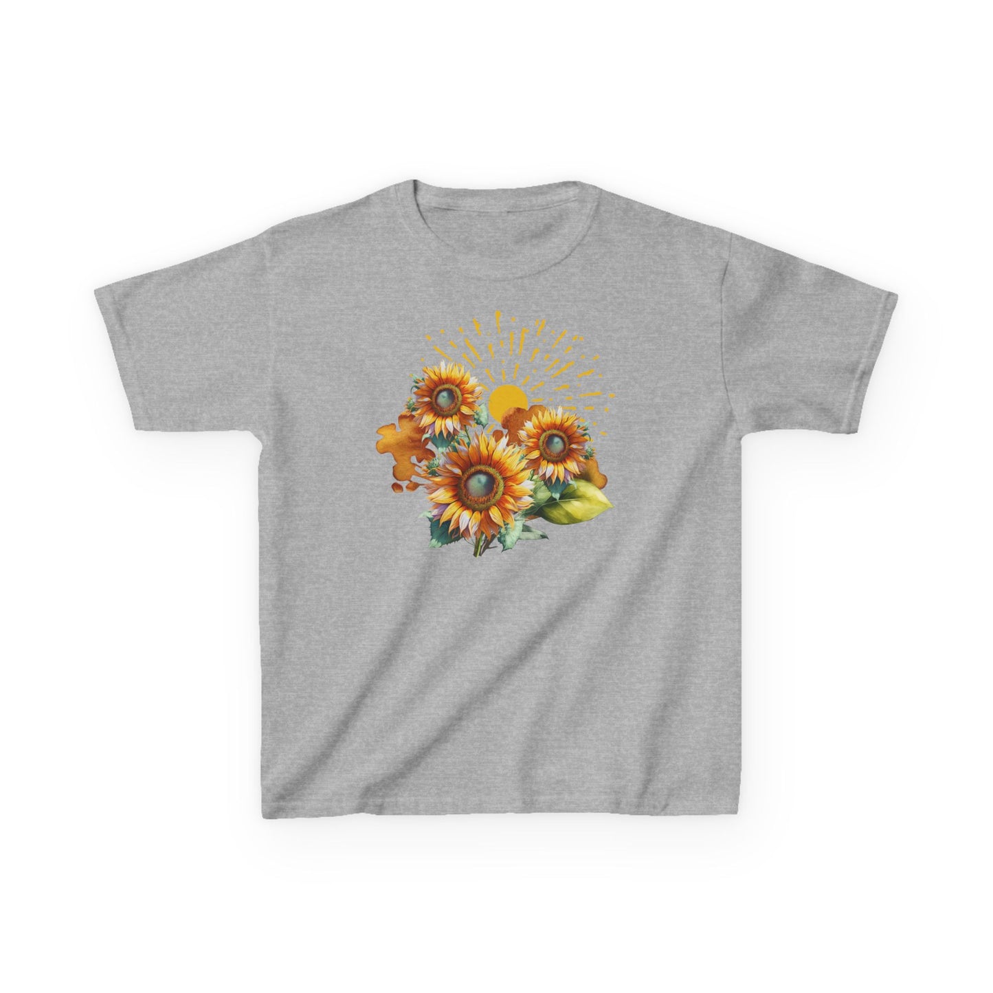 Sunflowers Kids Heavy Cotton™ Tee, spring, summer