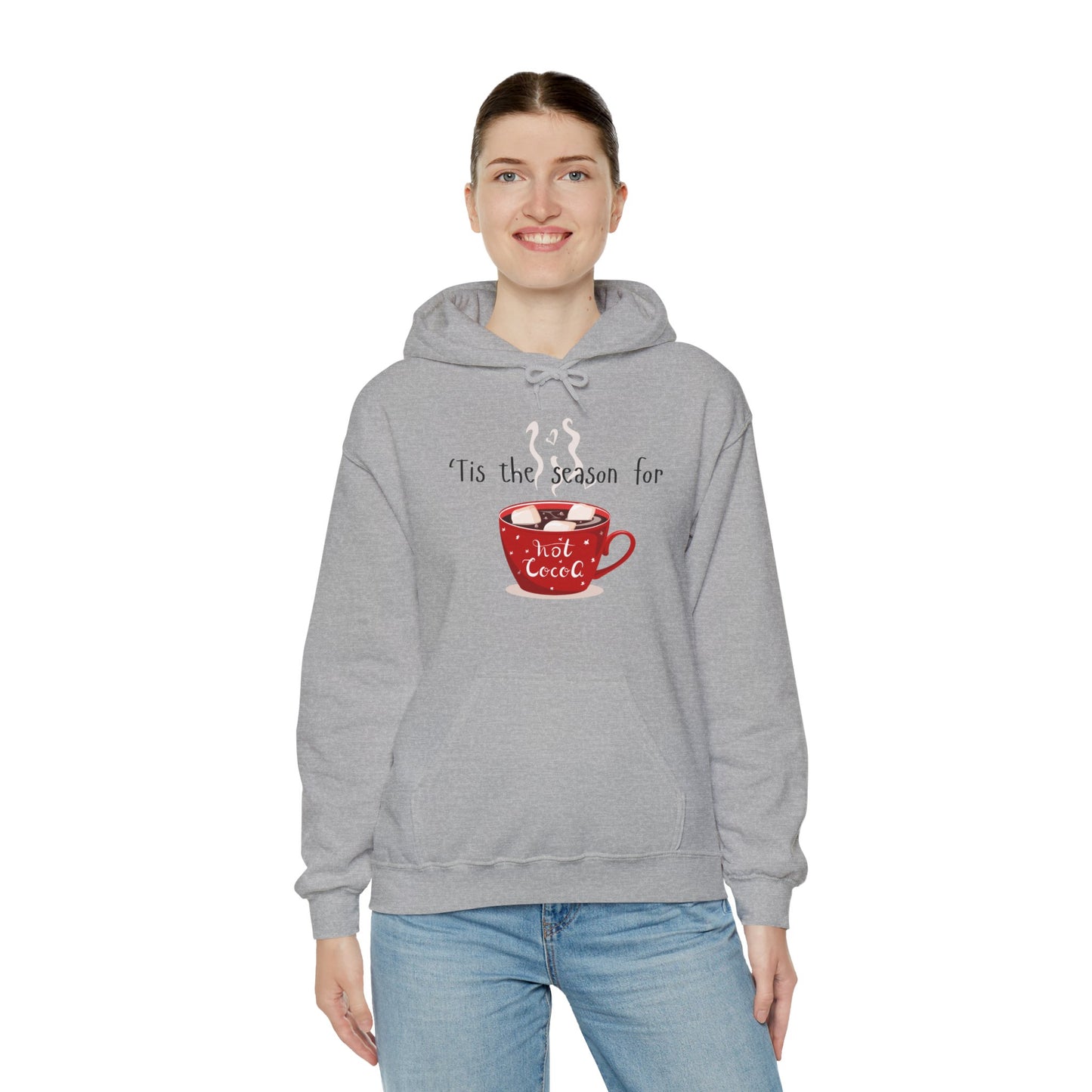 'Tis the Season for Hot Cocoa Unisex Heavy Blend™ Hooded Sweatshirt