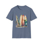 Surfing Vibes Unisex Softstyle T-Shirt - Beachy Graphic Tee