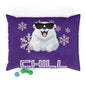 Chill with Polar Bear Pet Bed, Purple