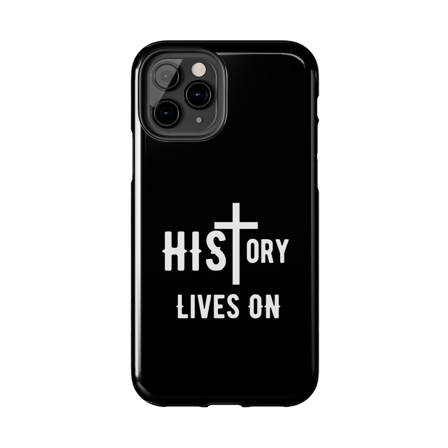 HIStory Lives On, Phone Cases - black & white