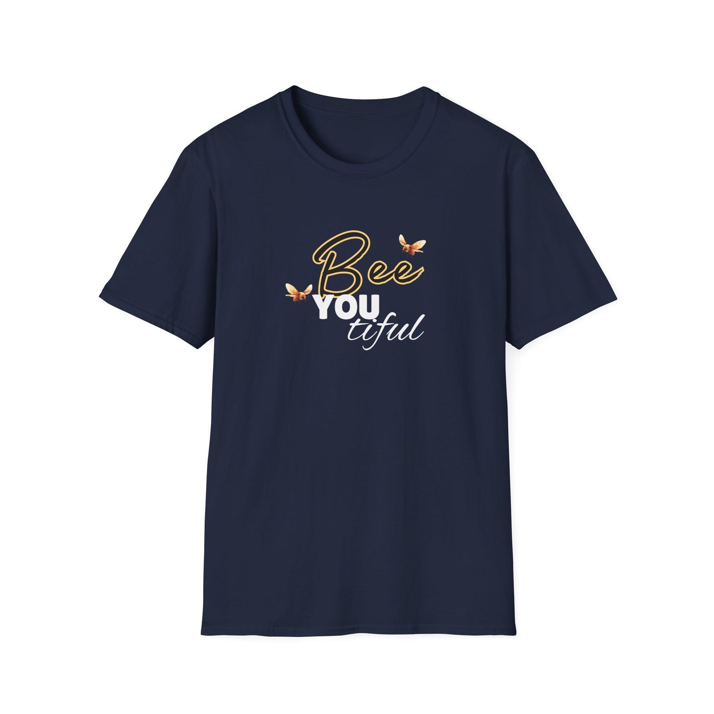 BeeYOUtiful Unisex Softstyle T-Shirt - Nature Inspired Graphic Tee - w