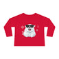 Cool Polar Bear Toddler Boy Long Sleeve Tee, Christmas, birthday