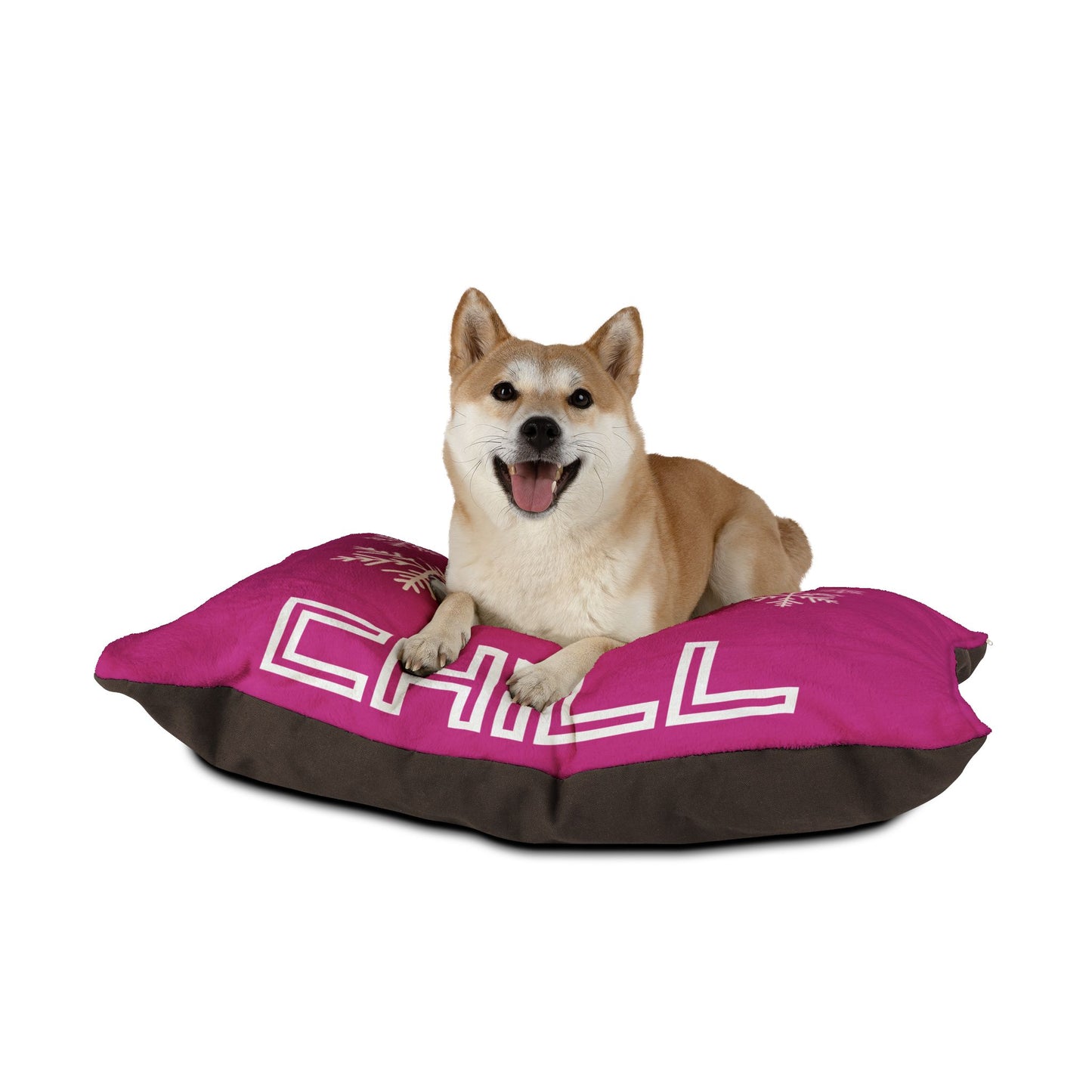 Chill with Polar Bear Pet Bed, Pink