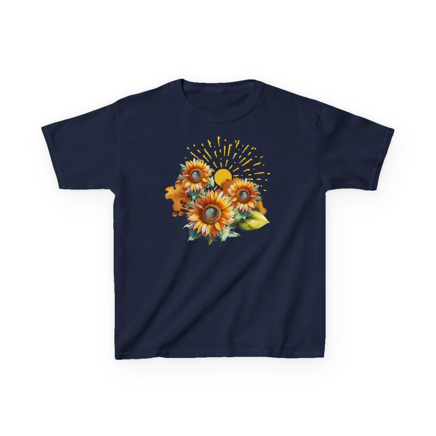 Sunflowers Kids Heavy Cotton™ Tee, spring, summer