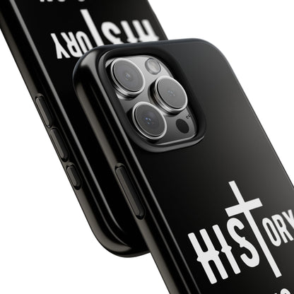 HIStory Lives On, Phone Cases - black & white