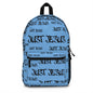 Just Jesus Backpack (light blue), gift, sleepover, camping, day trips, school