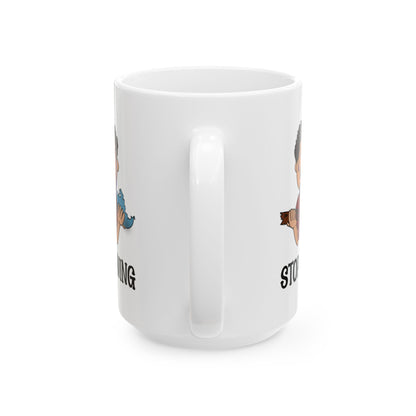 Be Thankful-Stop Whining Coffee Mug, 11oz and 15oz, birthday gift, fun gift, reminder