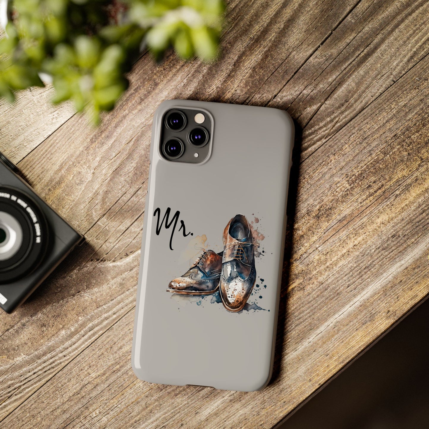 'Mr.' Slim iPhone Cases, vintage design, wedding, anniversary