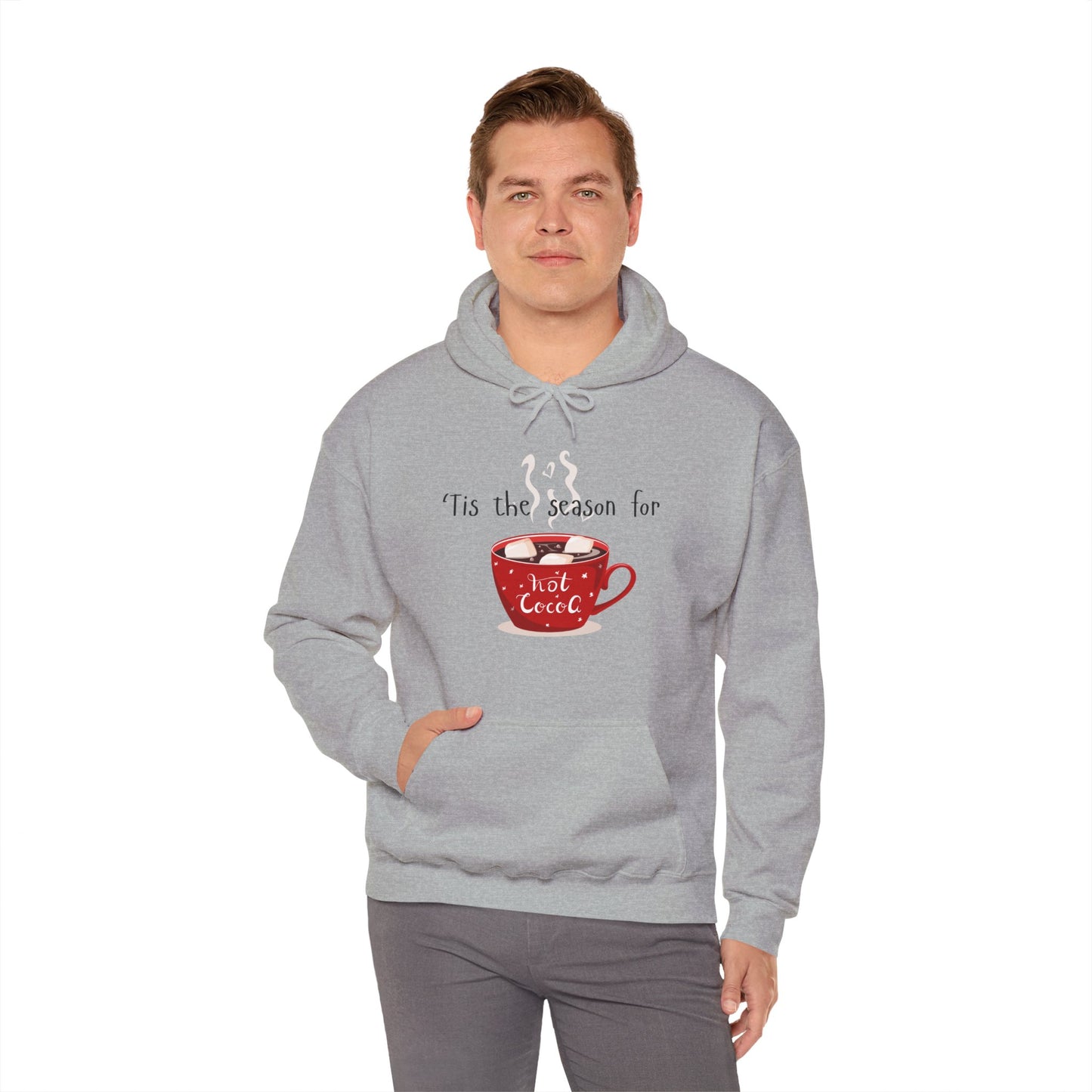'Tis the Season for Hot Cocoa Unisex Heavy Blend™ Hooded Sweatshirt