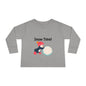 Snow Time Toddler Long Sleeve Tee, penguin, Christmas, birthday