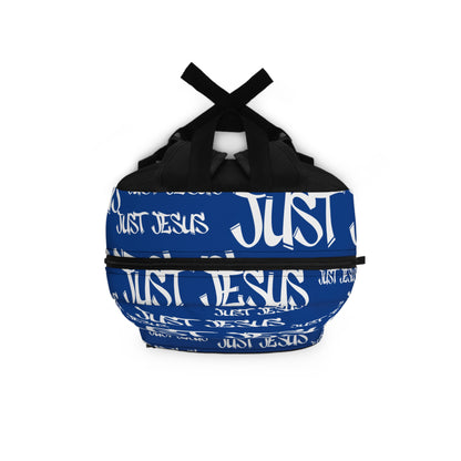 Just Jesus Backpack (dark blue), gift, sleepover, camping, day trips, school