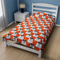 Polar Bear Velveteen Plush Blanket - Orange