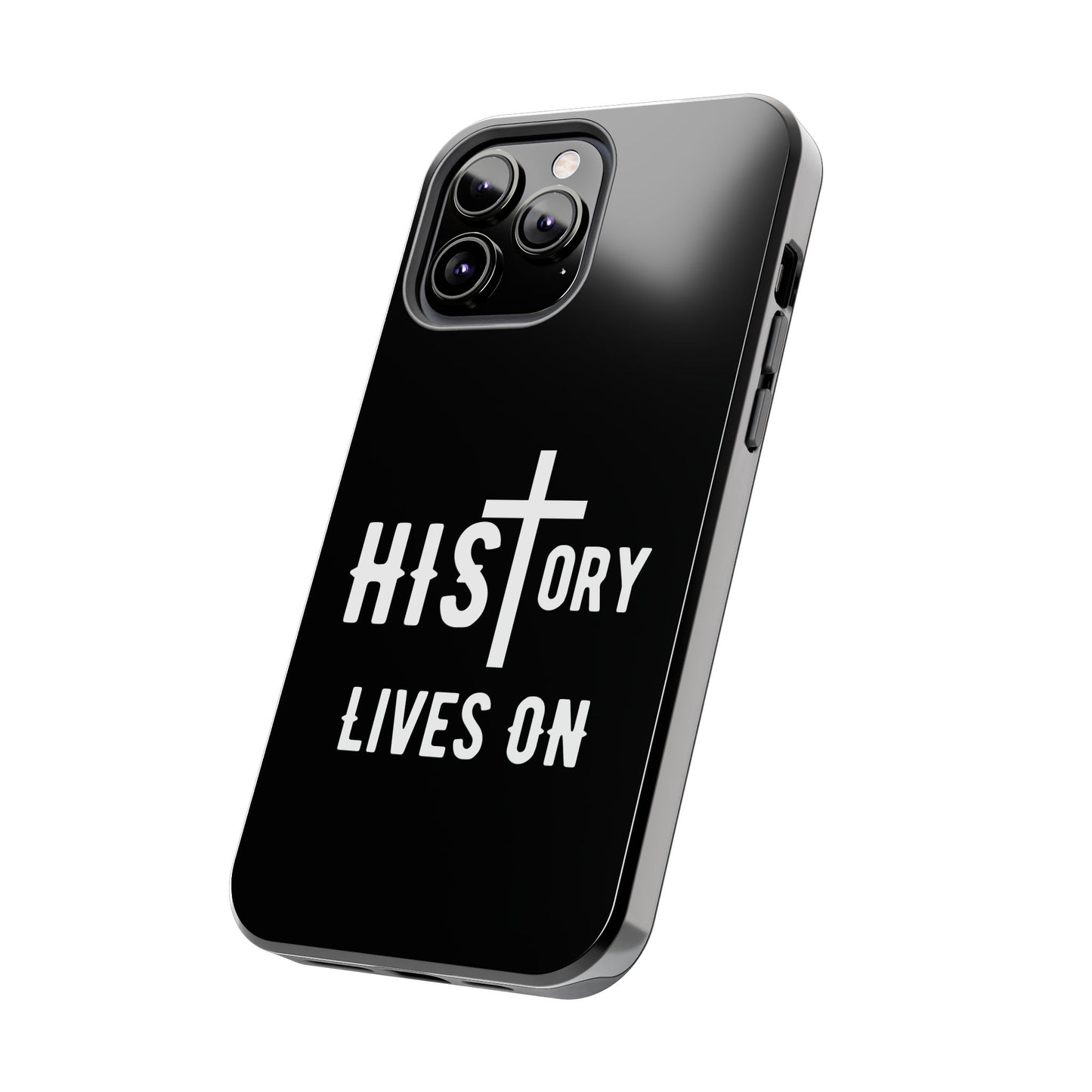 HIStory Lives On, Phone Cases - black & white