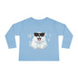 Cool Polar Bear Toddler Boy Long Sleeve Tee, Christmas, birthday