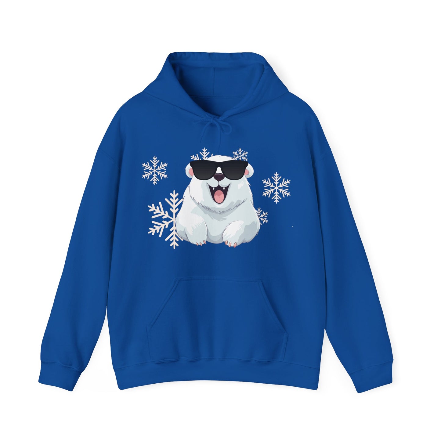 Polar Bear Unisex Heavy Blend™ Hooded Sweatshirt, fun, cool, Christmas