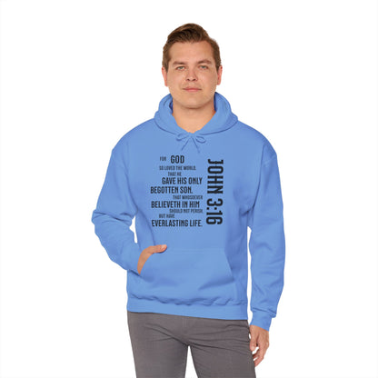 John 3:16 Unisex Heavy Blend™ Hooded Sweatshirt