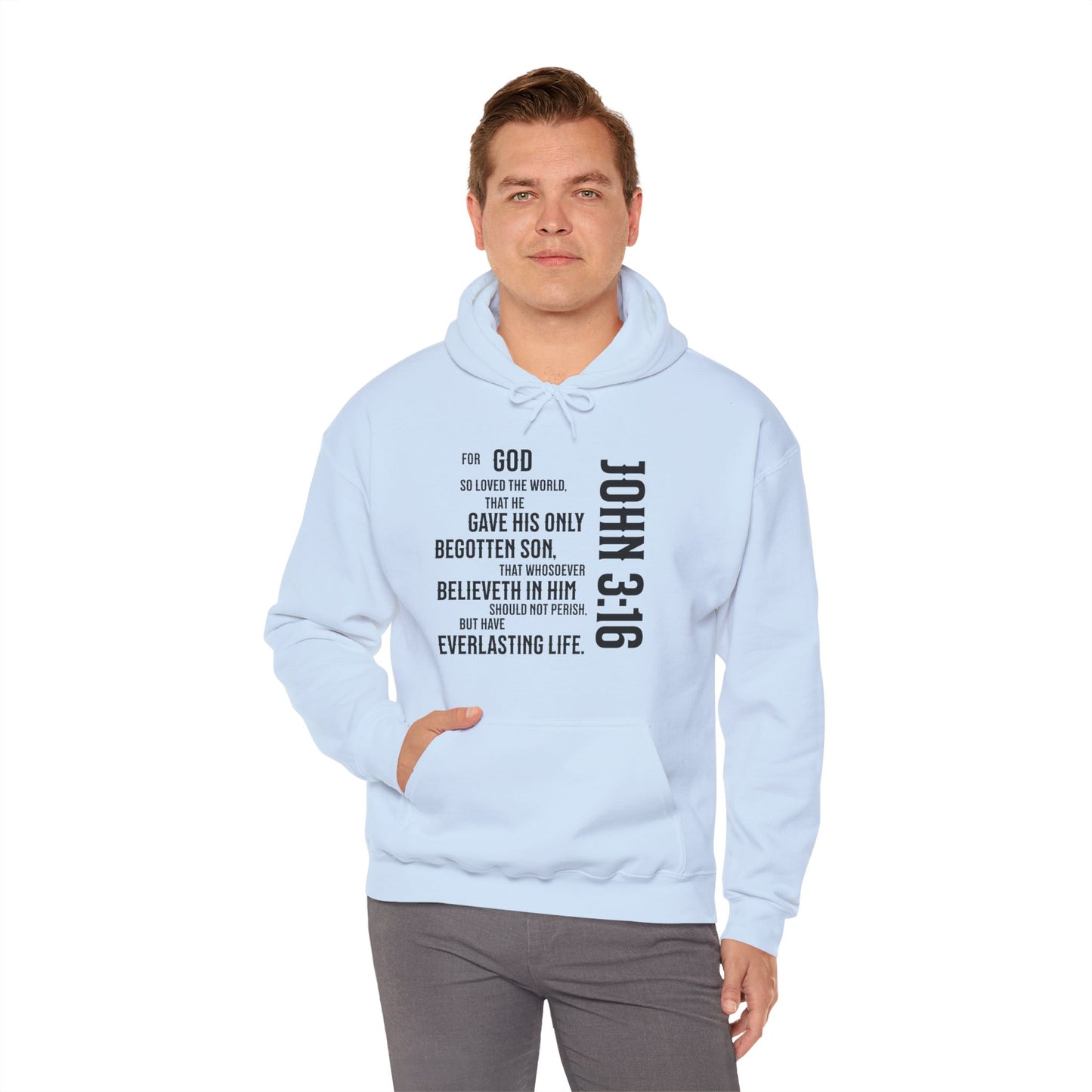 John 3:16 Unisex Heavy Blend™ Hooded Sweatshirt