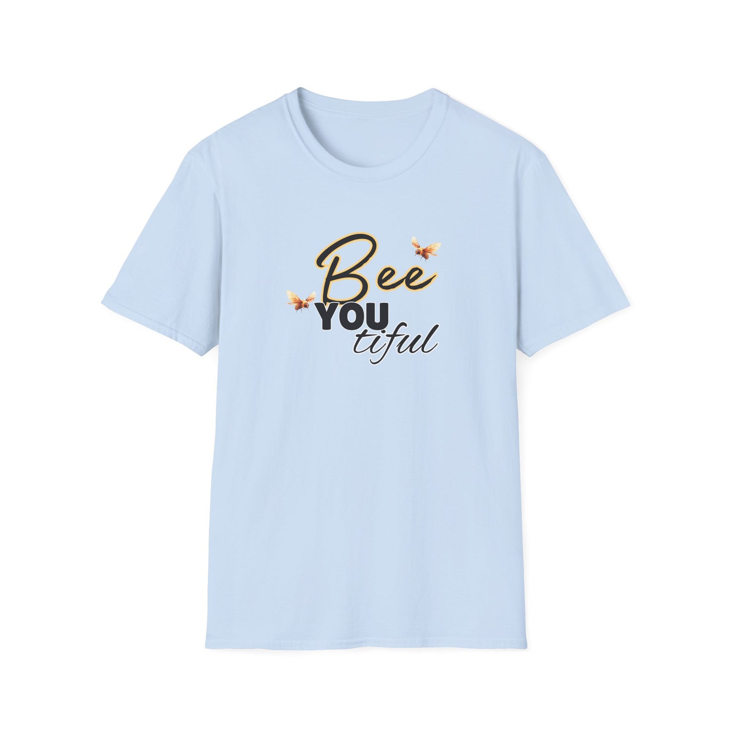 BeeYOUtiful Unisex Softstyle T-Shirt - Nature Inspired Graphic Tee