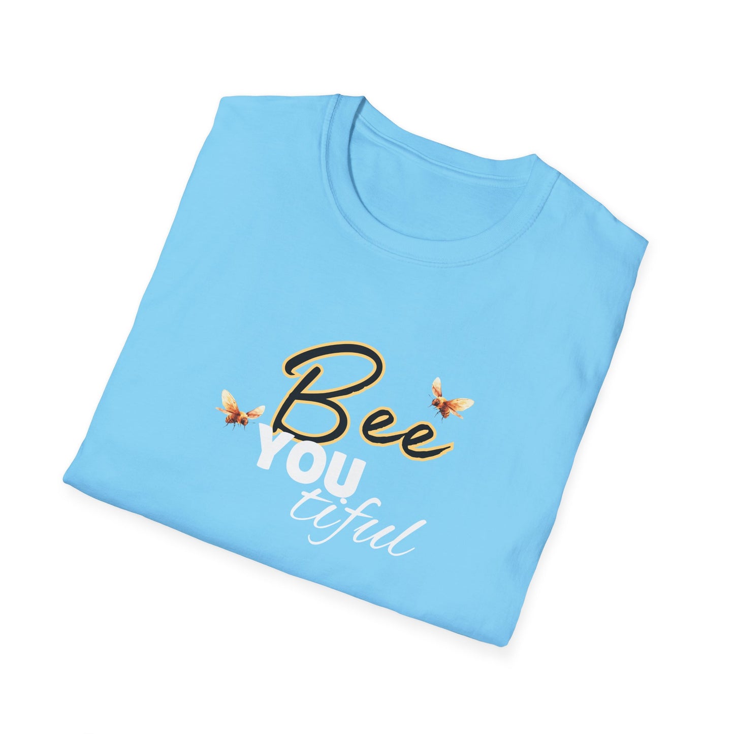 BeeYOUtiful Unisex Softstyle T-Shirt - Nature Inspired Graphic Tee - w