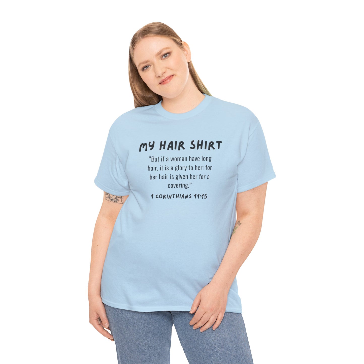 Inspirational Hair Growth Heavy Cotton Tee