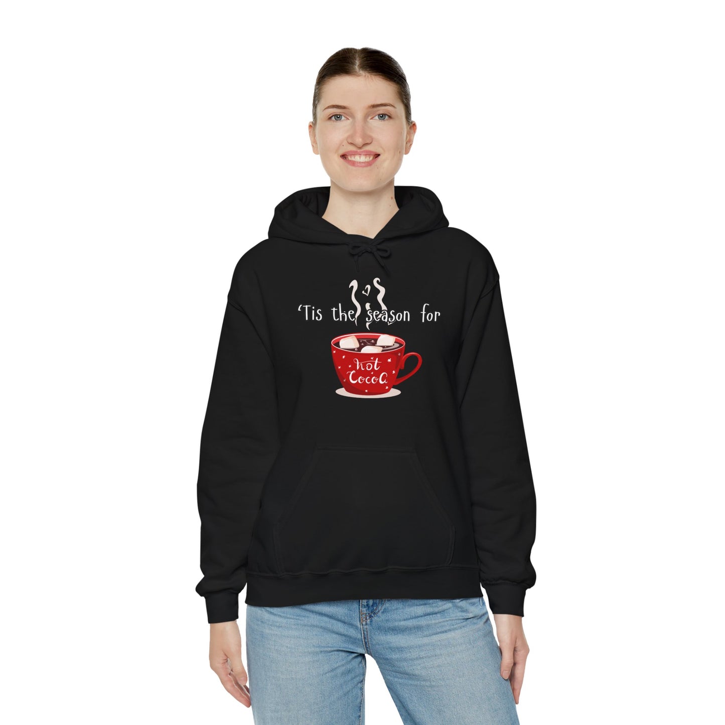 'Tis the Season for Hot Cocoa Unisex Heavy Blend™ Hooded Sweatshirt