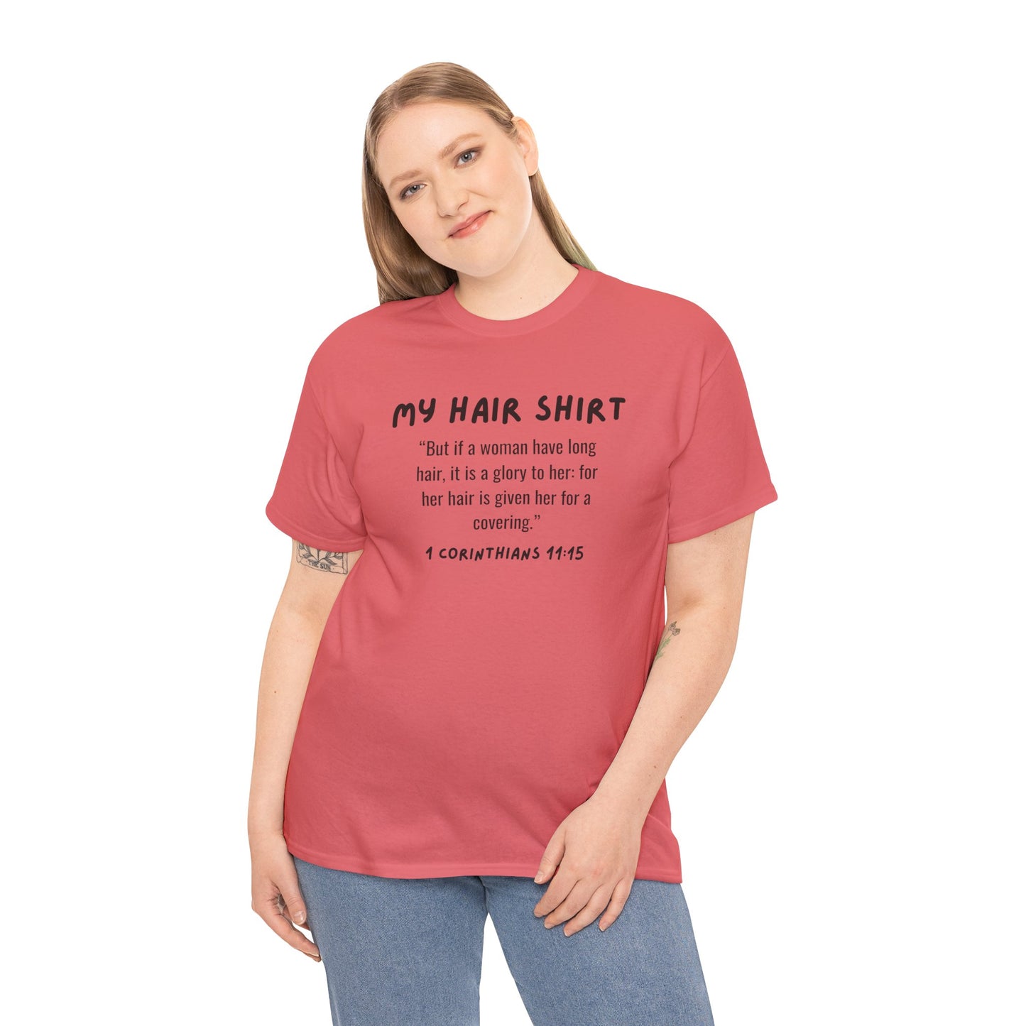Inspirational Hair Growth Heavy Cotton Tee