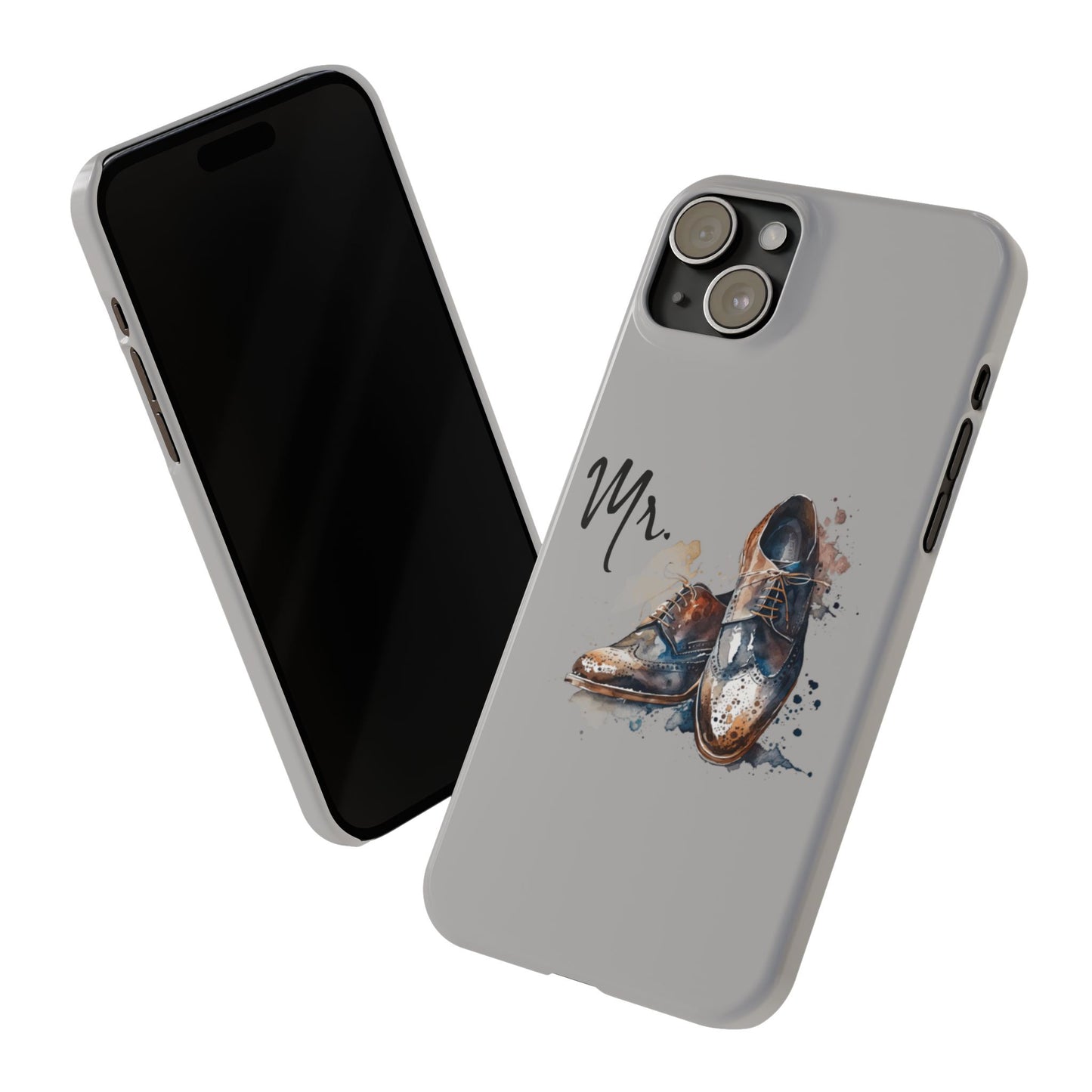 'Mr.' Slim iPhone Cases, vintage design, wedding, anniversary