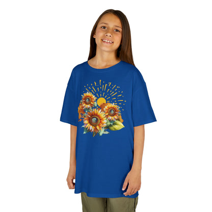 Sunflowers Kids Heavy Cotton™ Tee, spring, summer
