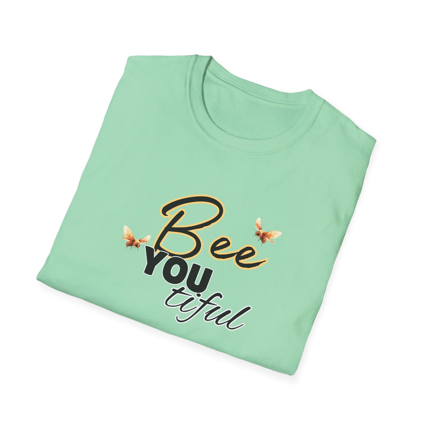 BeeYOUtiful Unisex Softstyle T-Shirt - Nature Inspired Graphic Tee