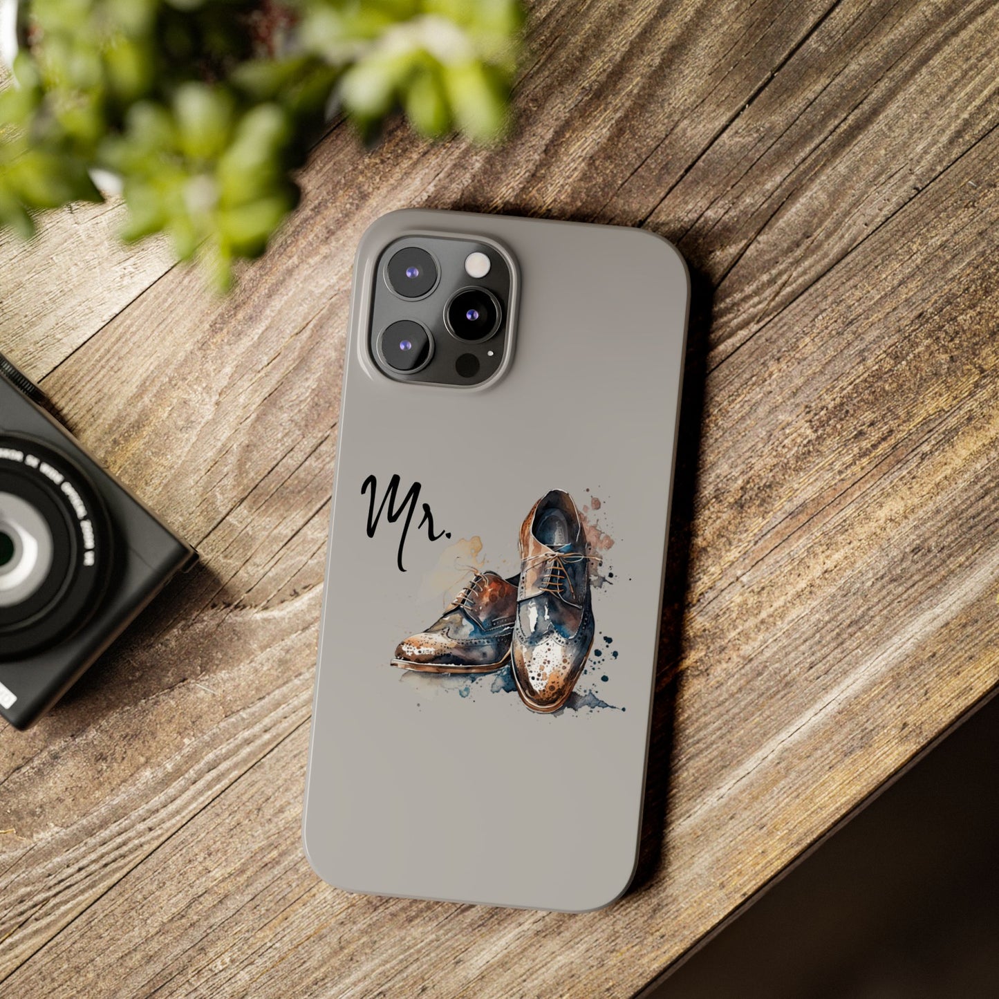 'Mr.' Slim iPhone Cases, vintage design, wedding, anniversary