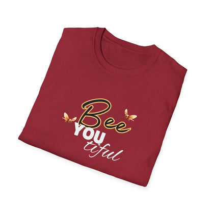 BeeYOUtiful Unisex Softstyle T-Shirt - Nature Inspired Graphic Tee - w