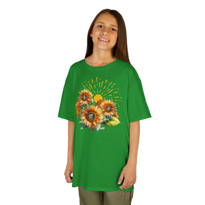 Sunflowers Kids Heavy Cotton™ Tee, spring, summer